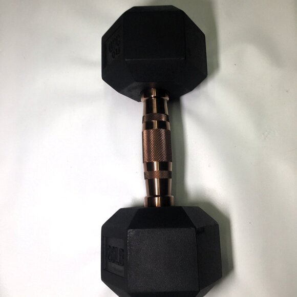 🛑 FLO 360 Rubber ➕🆒 WEIGHT Training 20LB DUMBELL Strength Fitness 💸BUY NOW‼️ - Picture 10 of 16